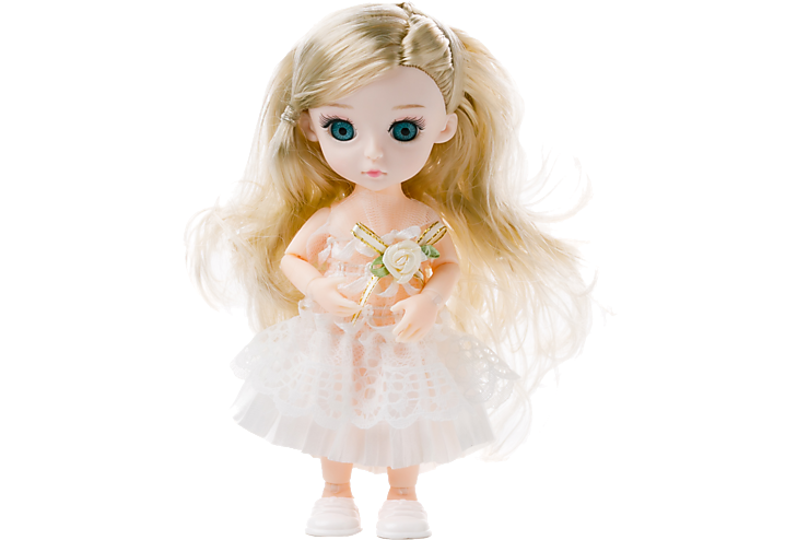 Шарнирная кукла (15 см) с аксессуаром Арт.610-2
