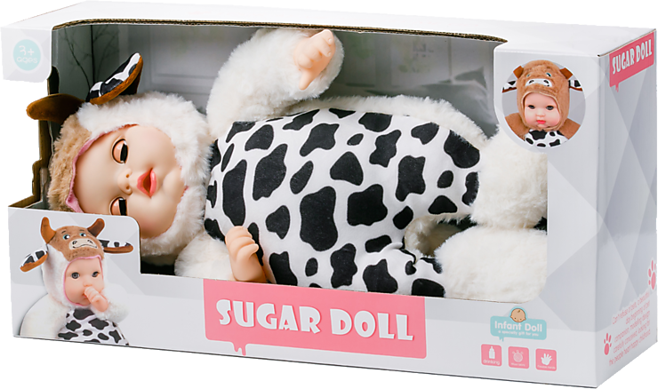 Мягкая кукла «Sugar Doll» в костюме «Бычок» Арт. 3310 (1)