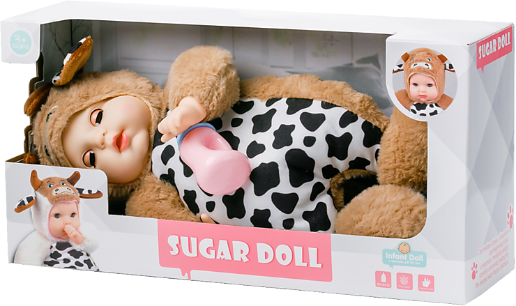 Мягкая кукла «Sugar Doll» в костюме «Бычок»