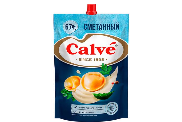 «Calve», майонез «Сметанный» 67%, 700 г