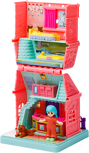 Двухэтажный домик Little Corner с куколкой и аксессуарами