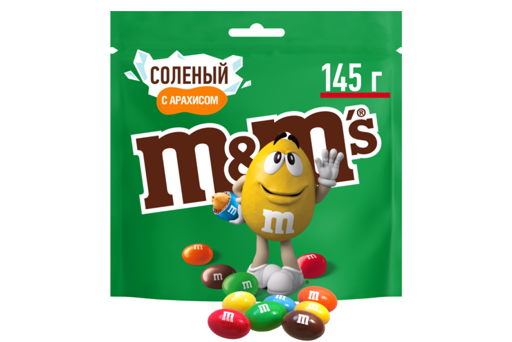 Драже «M&M's» Соленый арахис, 145 г – купить по приятной цене с ...