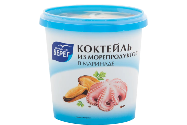Коктейль из морепродуктов «Балтийский берег» в маринаде, 390 г – купить ...