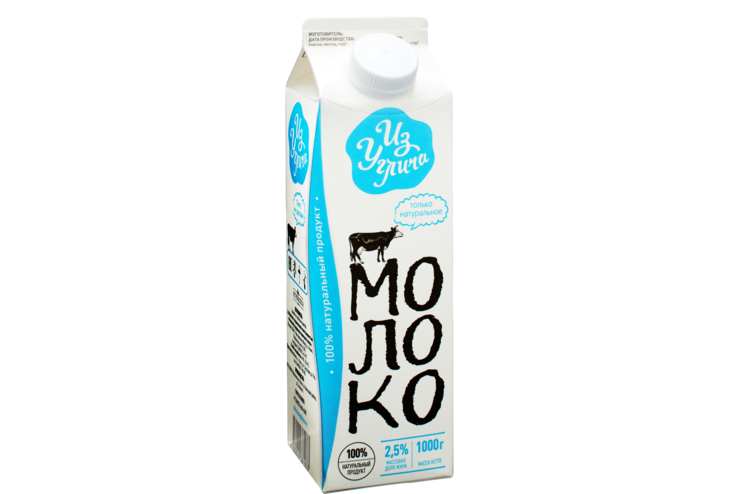 Молоко 2.5% «Из Углича», 1 кг – купить по приятной цене с доставкой на ...