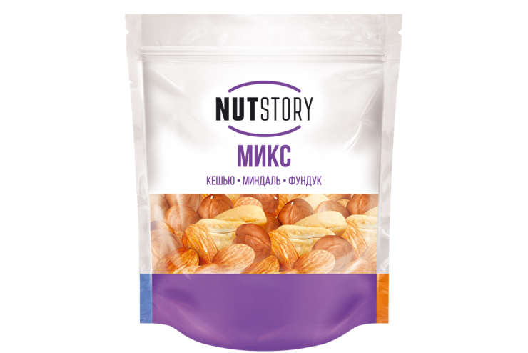Микс «Nut Story» Кешью, миндаль, фундук, 150 г – купить по приятной ...