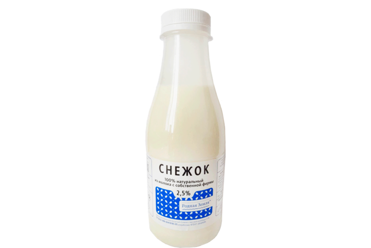 Снежок 2.5% «Родная земля», 470 г – купить по приятной цене с доставкой ...
