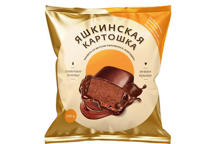 Конфета «Яшкинская картошка» (упаковка 0,5 кг)