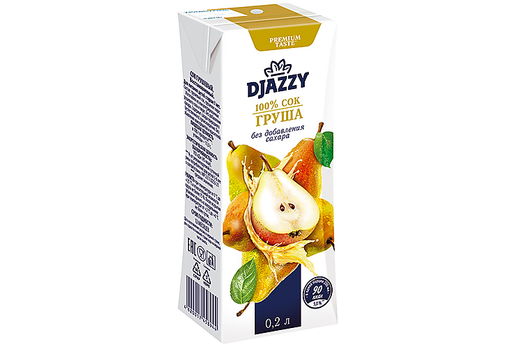 «Djazzy», сок «Груша», 0.2л