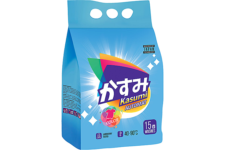 «Kasumi», стиральный порошок автомат п/э, 1,5 кг