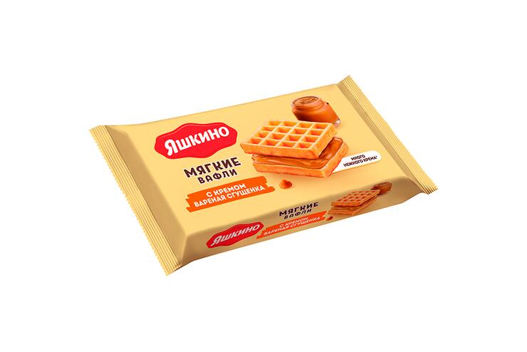 «Яшкино», вафли мягкие с варёной сгущёнкой, 40 г
