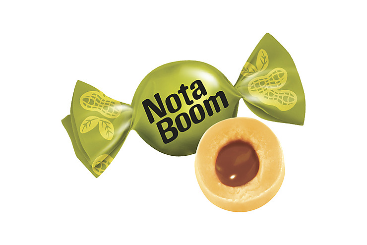 Конфеты жевательные NotaBoom с арахисовым кремом (упаковка 0,5 кг)