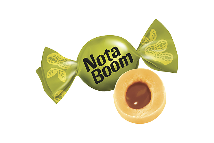 Конфеты жевательные NotaBoom с арахисовым кремом (упаковка 0,5 кг)