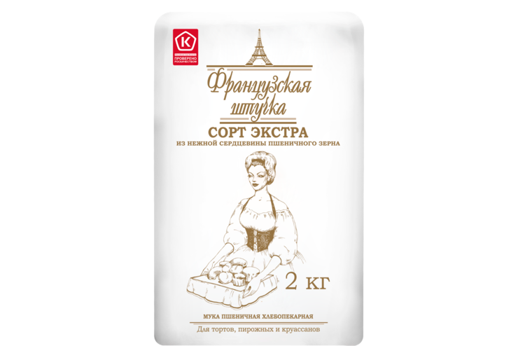 Мука пшеничная «Французская штучка» сорт экстра, 2 кг – купить по ...