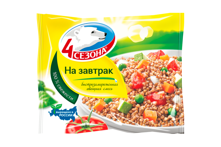 Смесь овощная «4 сезона» На завтрак, 400 г – купить по приятной цене с ...