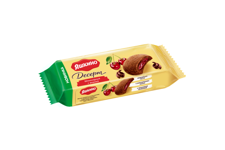 Печенье «Яшкино» шоколадный с вишней, 165 г – купить по приятной цене с ...