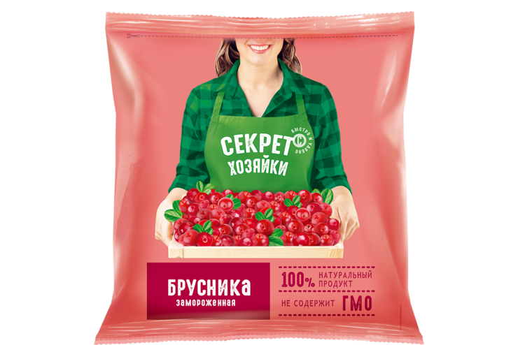 Брусника «Секрет хозяйки» быстрозамороженная, 300 г – купить по ...