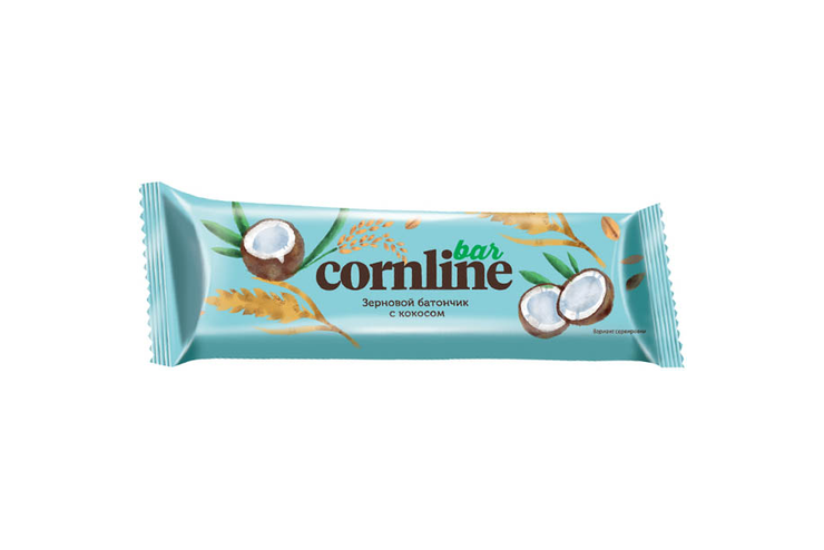 Зерновой батончик с кокосом «Cornline», 30 г - купить по цене ...