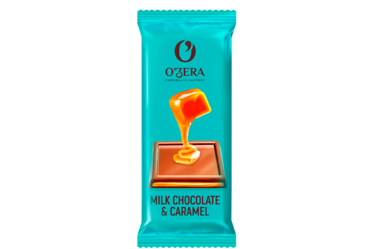 Тонкий шоколад «O'Zera» Milk & Caramel, 24 г – купить по приятной цене ...