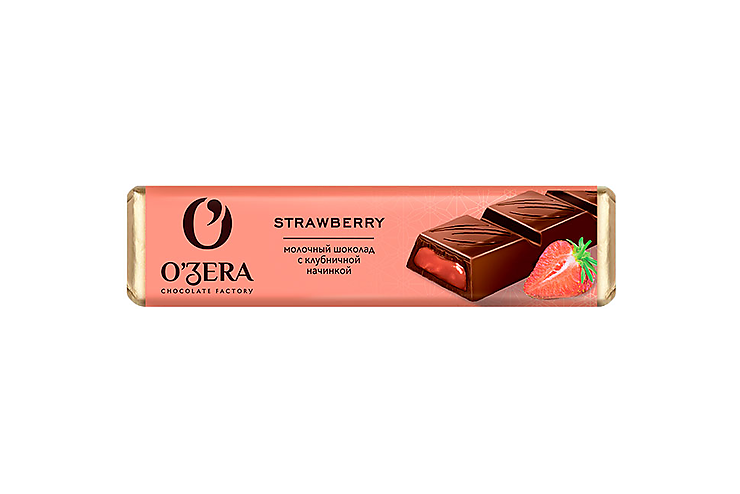 «O'Zera», шоколадный батончик Strawberry, 50 г