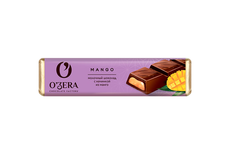 «O'Zera», шоколадный батончик Mango, 50 г «O'Zera», шоколадный батончик Mango, 50 г