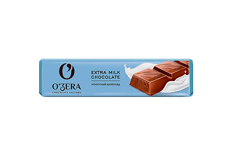 «O'Zera», шоколад молочный Extra milk, 45 г*6што