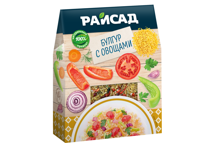 Гарнир «Райсад» булгур с овощами, 200 г – купить по приятной цене с ...