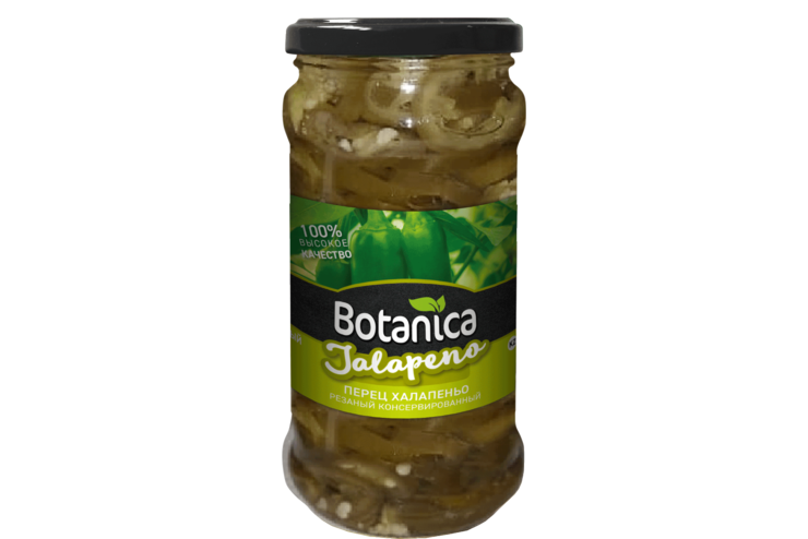 Перец халапеньо «Botanica» резаный, 370 мл – купить по приятной цене с ...