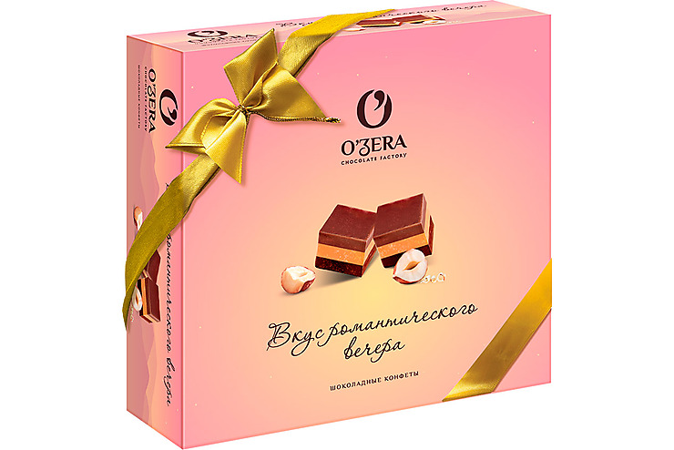 «O'Zera», конфеты шоколадные «Вкус романтического вечера», 195 г
