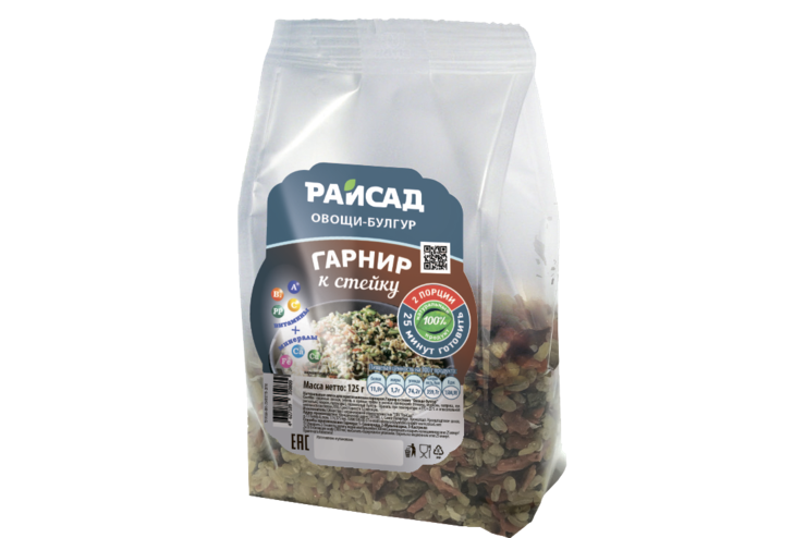 Гарнир «Райсад» с булгуром и овощами, 125 г – купить по приятной цене с ...