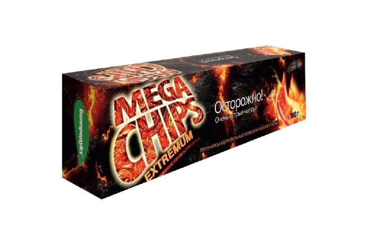 Чипсы «Mega chips» со вкусом тайского перца, 100 г – купить по приятной ...
