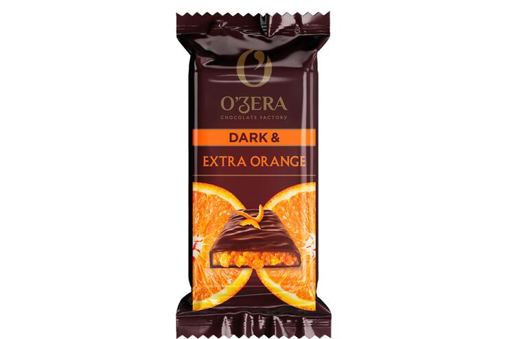 «O'Zera», шоколад горький Dark & Extra Orange, 40 г