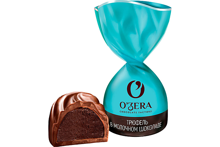 «O'Zera», конфеты трюфель молочный шоколад (упаковка 0,5 кг)