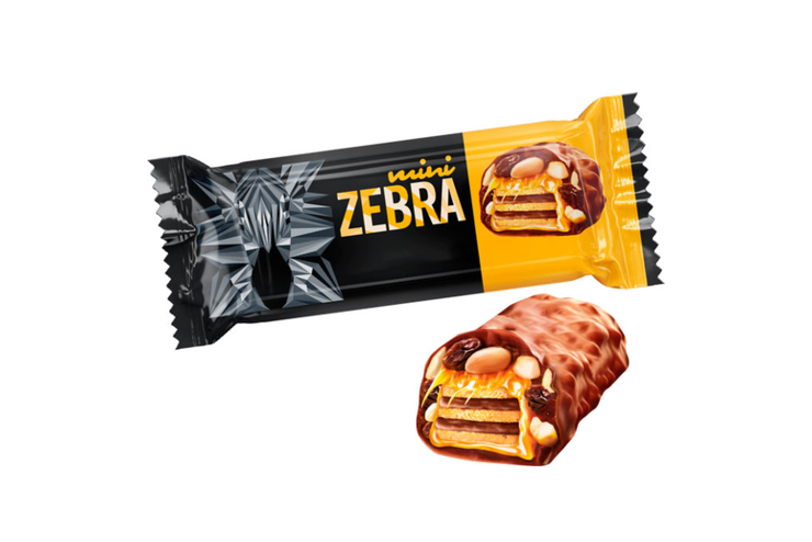 Мини-батончики «Zebra» (коробка 3 кг)