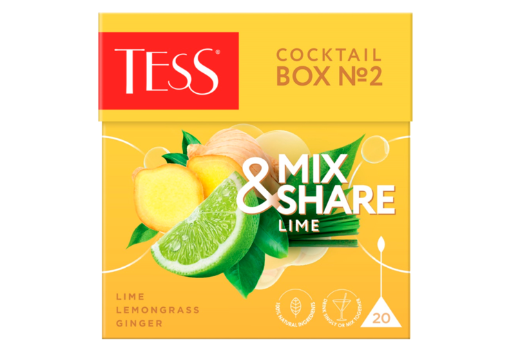 Чайный напиток «Tess» Cocktail Box № 2, 20 пакетиков – купить по ...