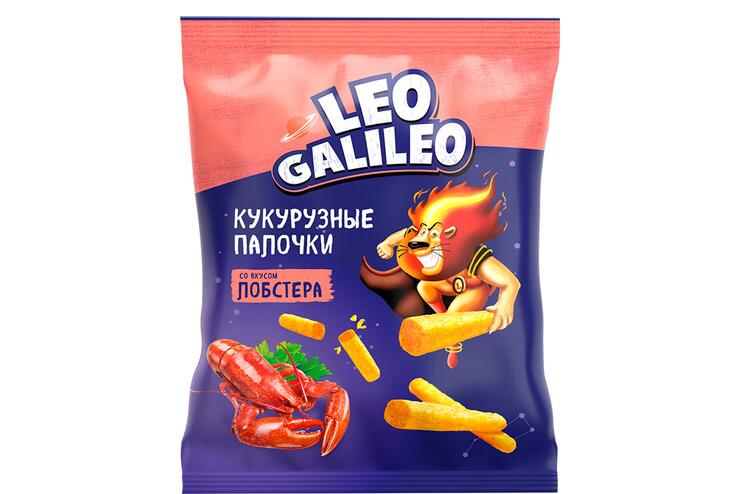 «Leo Galileo», кукурузные палочки со вкусом лобстера, 45 г