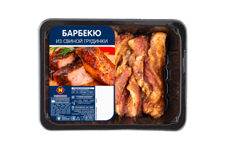 Барбекю «Останкино» из свиной грудинки, 500 г – купить по приятной цене ...