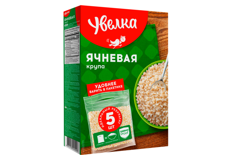 Крупа ячневая «Увелка» в пакетиках, 400 г – купить по приятной цене с ...
