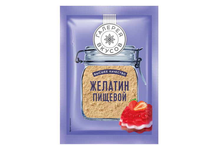 «Галерея вкусов», желатин пищевой, 20 г «Галерея вкусов», желатин пищевой, 20 г