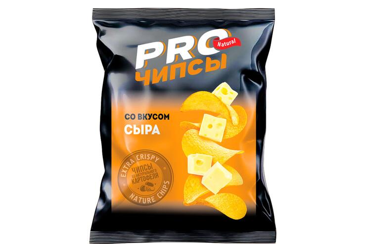 «PRO-Чипсы», чипсы со вкусом сыра, произведены из свежего картофеля, 150 г