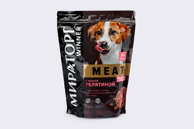 Сухой корм для собак «Мираторг Winner» с нежной телятиной, 500 г