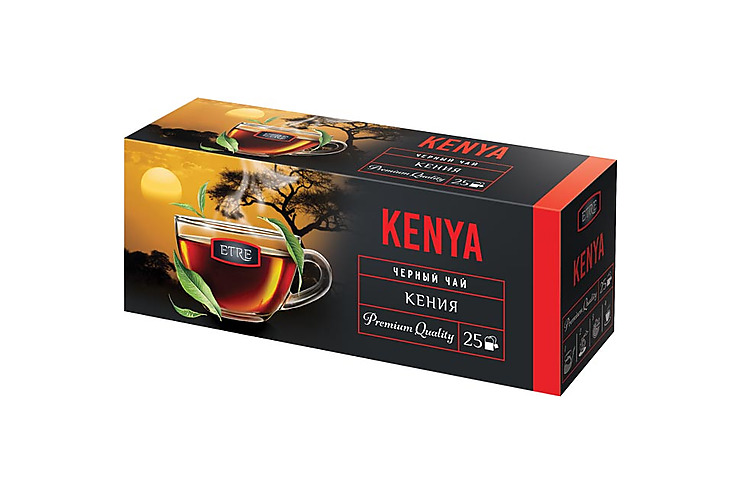 «ETRE», чай черный «Кения», 25 пакетиков, 50 г