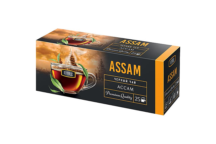 «ETRE», чай черный «Ассам», 25 пакетиков, 50 г