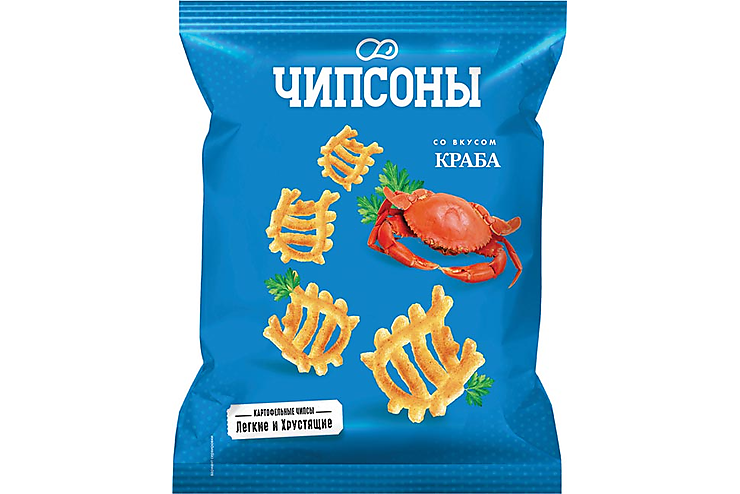 «Чипсоны», чипсы со вкусом краба, 40 г