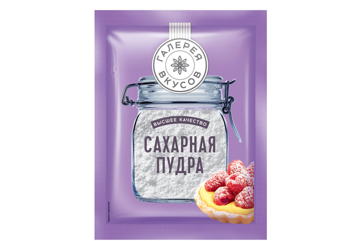 «Галерея вкусов», сахарная пудра, 50 г «Галерея вкусов», сахарная пудра, 50 г