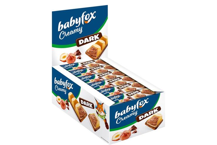 «BabyFox», вафельный батончик Creamy Dark, 18,2 г