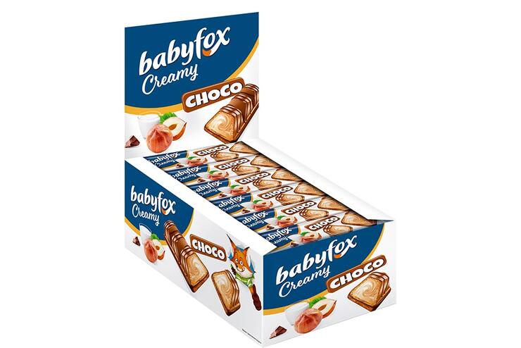 «BabyFox», вафельный батончик Creamy Choco, 23 г