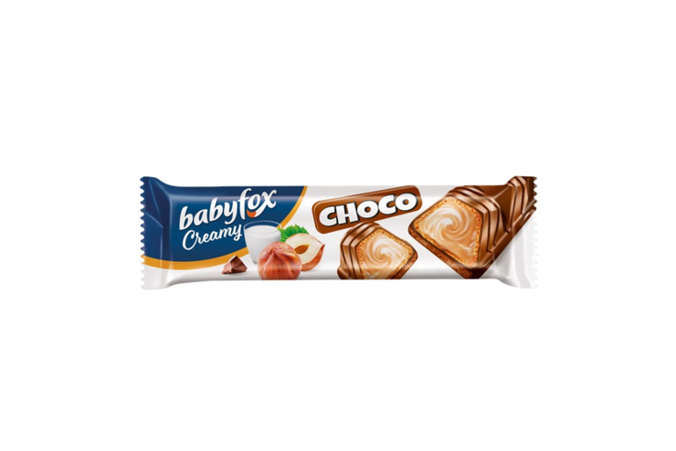 «BabyFox», вафельный батончик Creamy Choco, 23 г