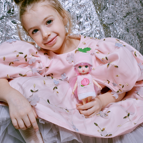 Кукла шарнирная – Персик