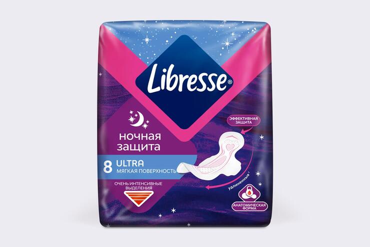 Прокладки Ultra Ночные с мягкой поверхностью, 8 шт