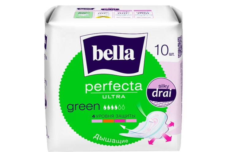 Прокладки Bella Perfecta Green, 10 шт., 57 г